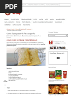 Como Fazer Pastel de Feira Sequinho - Comidinhas Do Chef