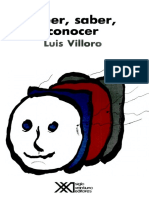Luis Villoro-creer, Saber, Conocer