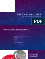 Introduction to My Wellness Course Unit 5