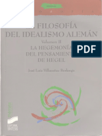 Villacañas Berlanga Jose Luis - La Filosofia Del Idealismo Aleman - Vol II