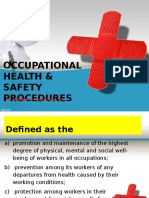 Occupationa Health and Safety NC II