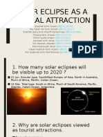 Solar Eclipse As A Natural Attraction