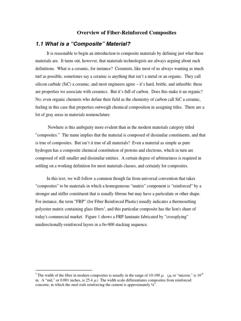 Composites Overview PDF | PDF | Composite Material | Fiberglass