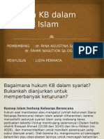 Hukum KB Dalam Syariat Islam