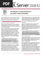 SQL Server 2008 R2 Enterprise Datasheet