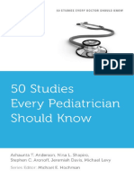 (50 Studies Every Doctor Should Know (Series)) Ashaunta T. Anderson, Nina L. Shapiro, Stephen C. Aronoff, Jeremiah Davis, Michael Levy, Michael E. Hochman-50 Studies Every Pediatrician Should Know-Oxf