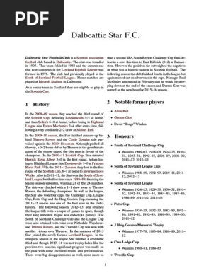 Dalbeattie Star F.C.
