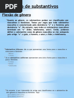 Flexão de Substantivo