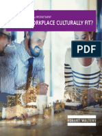 Is Your Workplace Culturally Fit