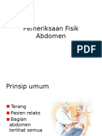 Pemeriksaan Fisik Abdomen