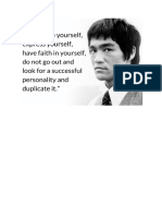 Sayings - Bruce Lee