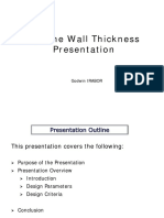 Pipeline Wall Thickness Calculation Presentation
