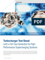 Turbocharger Test Stand With A Hot Gas Generator For High - Performance Supercharging Systems