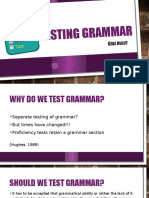 Testing Grammar - Ozge