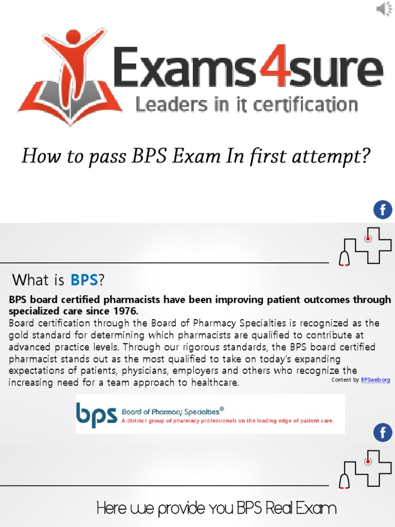 BPS Exam Questions Pharmacy Medicine