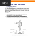 Hydrocyclone Operation and Maintenance Guide | PDF | Filtration ...