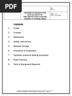 Method Statement For Sprinkler & Stand Pipe