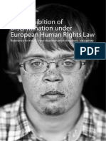 The Prohibition of Discrimination Under European Human Rights Law