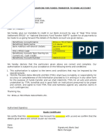 RTGS Request Letter Format