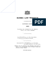 Burma Law Reports 1952