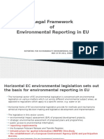 Legal Framework of Environmental in EU