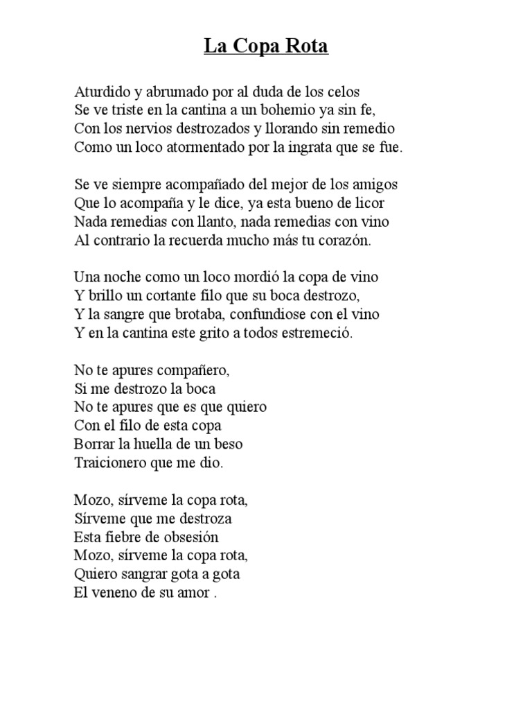 La Copa Rota PDF