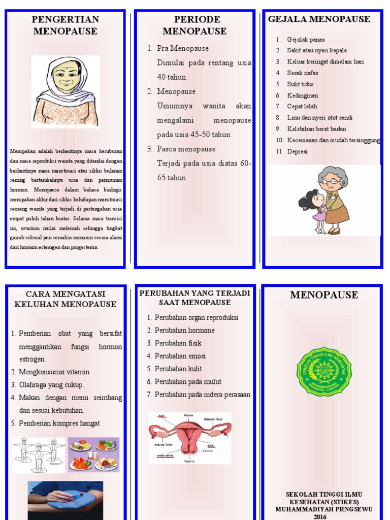 Leaflet Menopause PDF