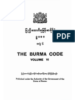 The Burma Code Vol-6