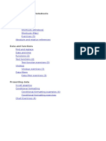 Juice Excel Training Worksheets