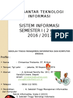 Pengantar Teknologi Informasi