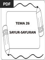 Tema 26 Sayur-Sayuran