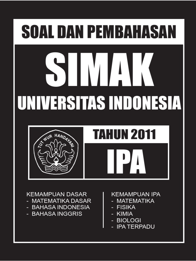 Soal dan Pembahasan SIMAK UI 2011 | PDF