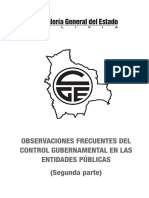 OBSERVACIONES FRECUENTES DE LA CGE A ESTIDADES PUBLICAS 2da. PARTE PDF