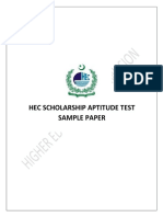 HEC Scholarship Test Sample Paper.pdf
