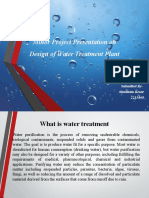 Presentation On Water Treatment