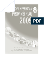 Profil Kesehatan Provinsi Riau Tahun 2009