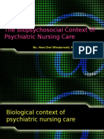 The Biopsychosocial Context of Psychiatric Nursing Care