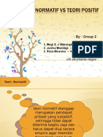 Materi Kelompok 2 Teori Normatif Vs Positif