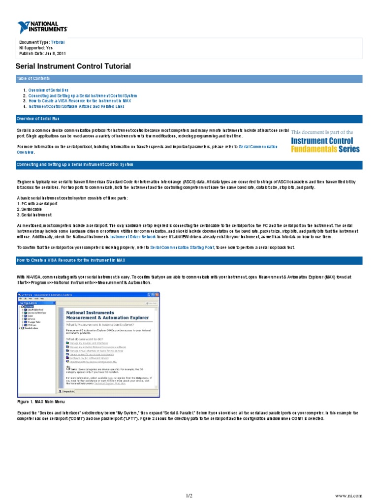 National instruments labview drivers