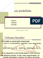 Functii Excel PDF