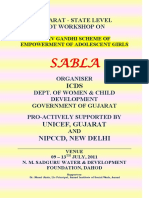 Sabla: Gujarat - State Level Tot Workshop On