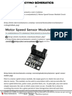 Motor Speed Sensor Module Circuit