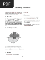 Absolutely Convex Set