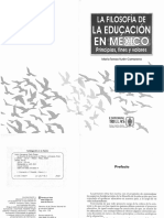 Yurén - Filosofía de La Educación en México - Principios, Fines y Valores PDF