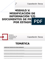 SECOP - 5 - Modificar Informacion