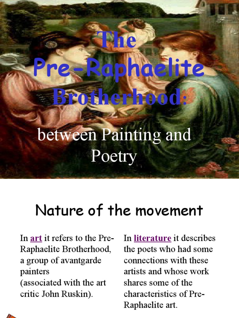 Pre-Raphaelite Brotherhood Overview | PDF | Pre Raphaelite Brotherhood ...