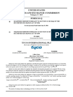 tyco-q3-2016-form-10-q