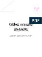 16LEC 10 PIDSP Immunization Schedule 2016 Aguirre PDF