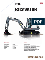Mini Excavator: Features Technical Data