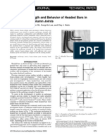 Anchorage Strength and Behavior of Headed Bars